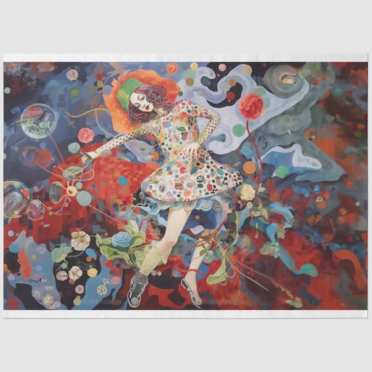 Papier Mousseline Papier de découpage, Papier d'enveloppement - Muse (Recto)