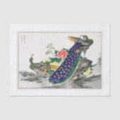 Papier Mousseline Papier de découpage Peacock (Recto)