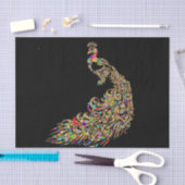 Papier Mousseline Papier de découpage Peacock Or Étincelant (Artisanat)