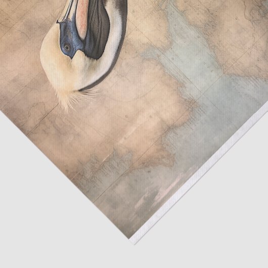 Papier Mousseline Papier de découpage Pélican 1 (Détail)