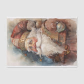Papier Mousseline Papier de découpage Père Noël 2 nostalgique (Recto)