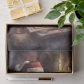 Papier Mousseline Papier de découpage Père Noël 3 nostalgique (Cadeau)