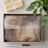 Papier Mousseline Papier de découpage Père Noël 4 nostalgique (Cadeau)