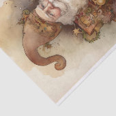 Papier Mousseline Papier de découpage Père Noël 6 nostalgique (Détail)