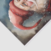 Papier Mousseline Papier de découpage Père Noël 7 nostalgique (Détail)