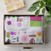 Papier Mousseline Papier de découpage Pop Art et Comic Images (Cadeau)