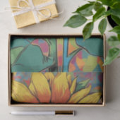 Papier Mousseline Papier de découpage Pop Art Sunflower (Cadeau)