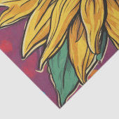 Papier Mousseline Papier de découpage Pop Art Sunflower (Détail)