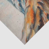 Papier Mousseline Papier de découpage pour chouette (Détail)