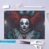 Papier Mousseline Papier de découpage pour Halloween Clown déplaisan (Artisanat)