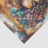 Papier Mousseline Papier de découpage Queen à l'huile d'ébène radian (Détail)