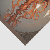 Papier Mousseline Papier de découpage Rococo French Chandelier 5 (Détail)