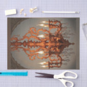 Papier Mousseline Papier de découpage Rococo French Chandelier 5 (Artisanat)