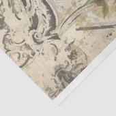 Papier Mousseline Papier de découpage rose délicat (Détail)