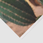 Papier Mousseline Papier de découpage rose et vert Cactus Arizona (Détail)