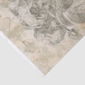 Papier Mousseline Papier de découpage rose romantique (Détail)