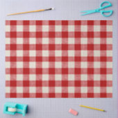 Papier Mousseline Papier de découpage rouge Buffalo Check (Artisanat)