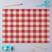 Papier Mousseline Papier de découpage rouge Buffalo Check (Artisanat)