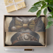 Papier Mousseline Papier de découpage Steampunk Dachshund (Cadeau)