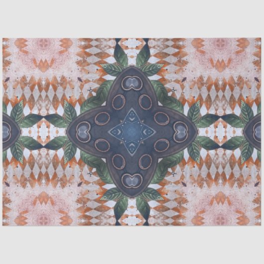 Papier Mousseline Papier de découpage Steampunk pour grandes applica (Recto)