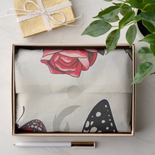 Papier Mousseline Papier de découpage Tatouage 3 (Cadeau)