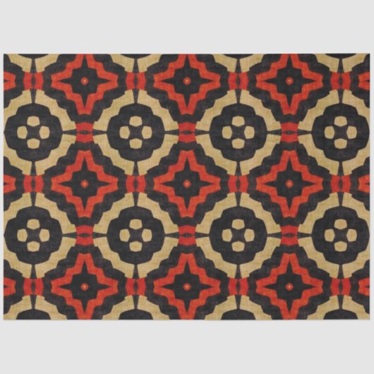 Papier Mousseline Papier de découpage textile africain (Recto)