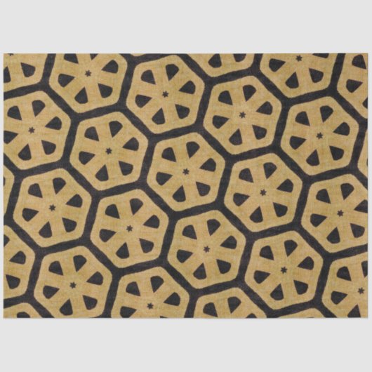 Papier Mousseline Papier de découpage textile africain (Recto)