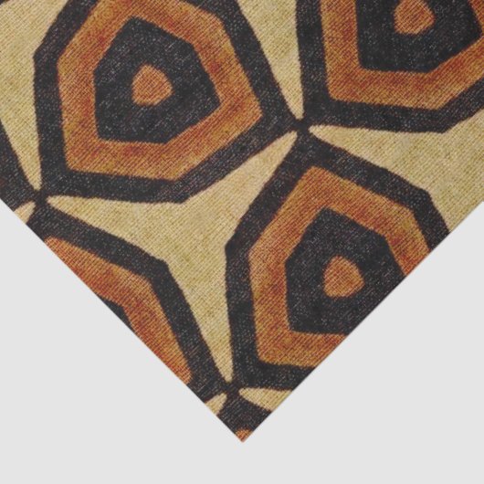 Papier Mousseline Papier de découpage textile africain (Détail)