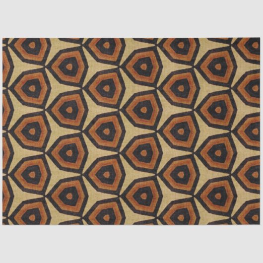 Papier Mousseline Papier de découpage textile africain (Recto)