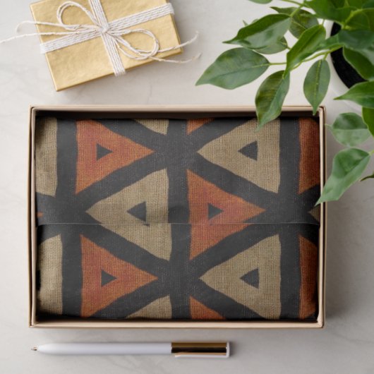 Papier Mousseline Papier de découpage textile africain (Cadeau)