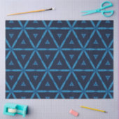 Papier Mousseline Papier de découpage textile africain Indigo (Artisanat)