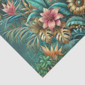 Papier Mousseline Papier de découpage Tropical Iridescendant (Détail)