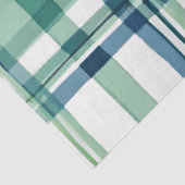 Papier Mousseline Papier de découpage vert, bleu et blanc (Détail)