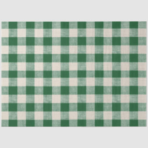 Papier Mousseline Papier de découpage vert et bleu Buffalo Check