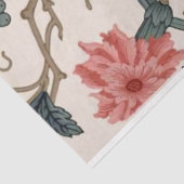 Papier Mousseline Papier de découpement bleu et floral (Détail)