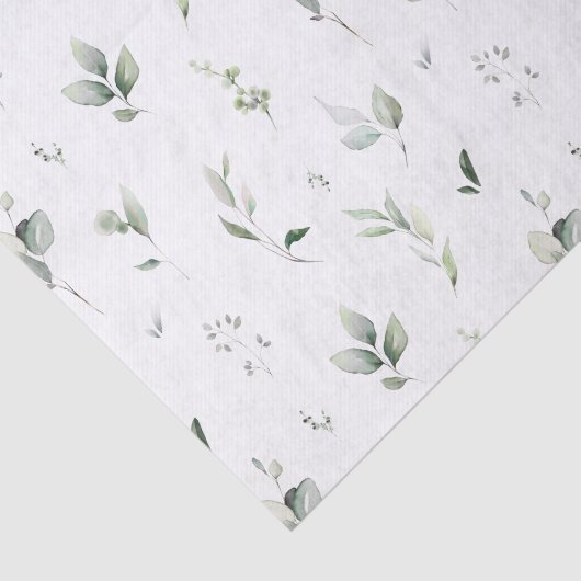 Papier Mousseline Papier de feuillage vert Tissu (Détail)