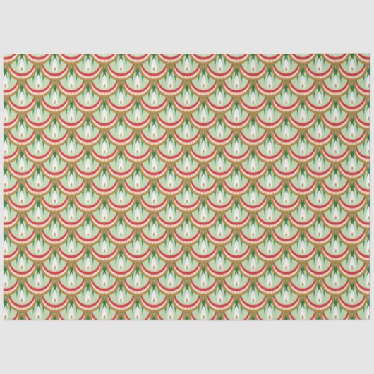 Papier Mousseline Papier de fond à échelles (Recto)