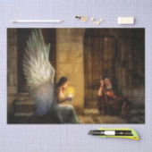 Papier Mousseline Papier de fond Angel Poor Man 15x20 (Artisanat)