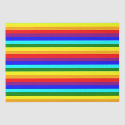 Papier Mousseline Papier de fond Arc-en-ciel classique brillant (Recto)
