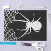 Papier Mousseline Papier de fond blanc Spider (Artisanat)