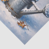 Papier Mousseline Papier de fond de décantation pour oiseaux d'hiver (Détail)