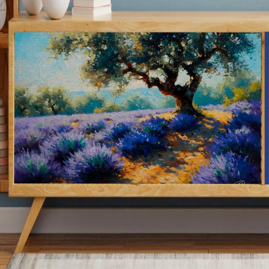 Papier Mousseline Papier de fond de découpage de l'arbre de lavande