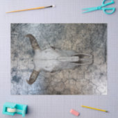 Papier Mousseline Papier de fond de découpage du crâne de vache occi (Artisanat)