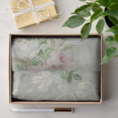 Papier Mousseline Papier de fond de découpage Rose d'hiver (Cadeau)