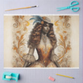 Papier Mousseline Papier de fond de découpage Victorien Afro-América (Artisanat)