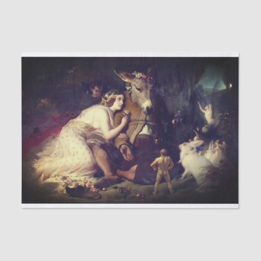 Papier Mousseline Papier de fond de la nuit d'été (Recto)