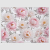 Papier Mousseline Papier de fond découpage rose et blanc (Recto)