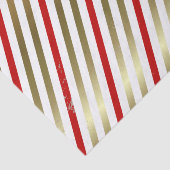 Papier Mousseline Papier de fond Diagonale Rouge, Blanc, Or (Détail)