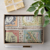 Papier Mousseline Papier de fond Étiquette (Cadeau)