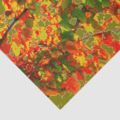 Papier Mousseline Papier de fond 'Feu d'automne' (Détail)